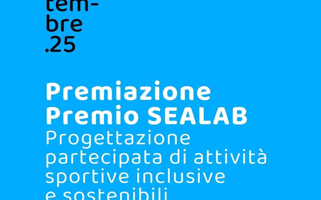Premiazione Premio Sea Lab